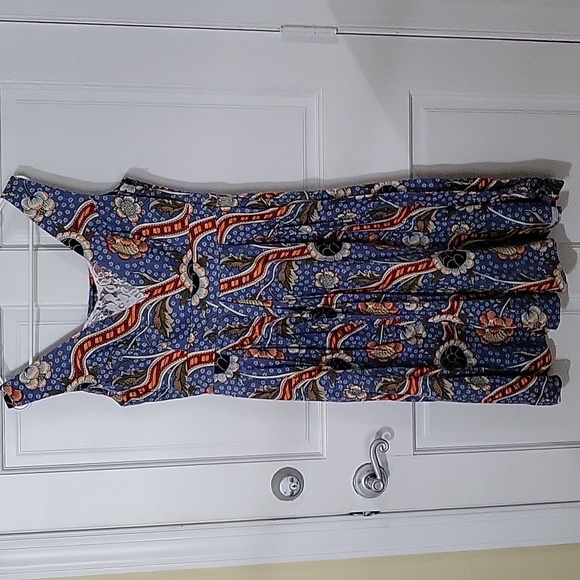 Hearts and Roses Fit and Flare Midi Dress - Picture 1 of 8